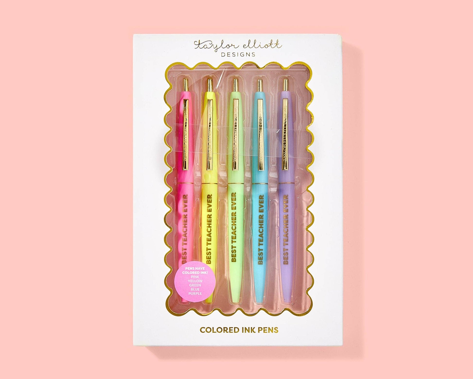 Pen Set | "Best Teacher Ever"
