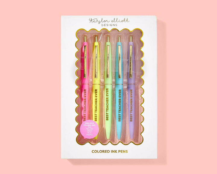 Pen Set | "Best Teacher Ever"
