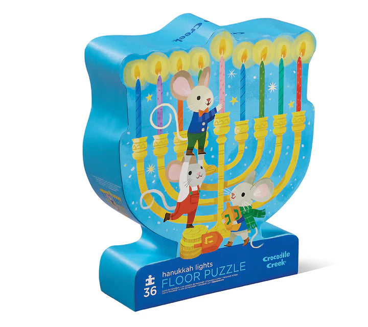 36-pc Mini Puzzle | Hanukkah Lights