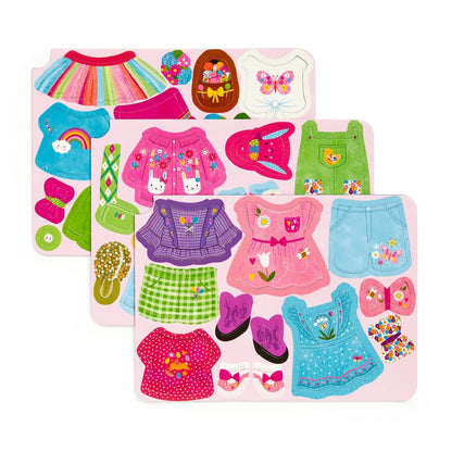 Garden Bunnies Magnetic Dress-up