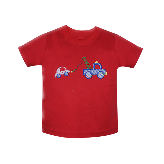 Red Houston Shirt | Tow Truck