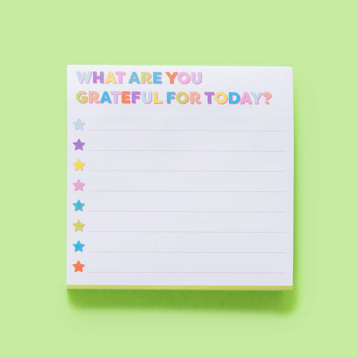 Sticky Notes Pad | Gratitude Reminder