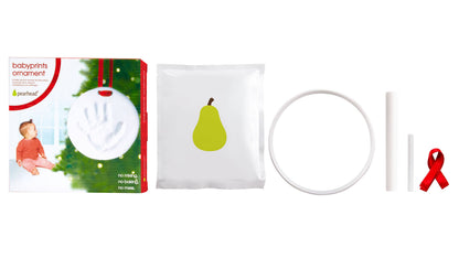 Baby Handprint or Footprint Christmas Ornament Kit