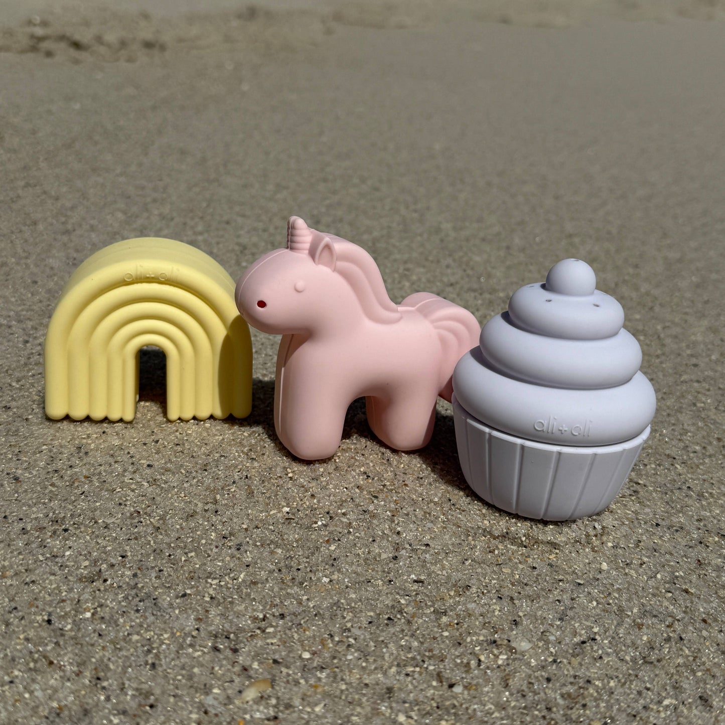Ali+Oli Squirt Water Bath Toy Set | Unicorn Theme