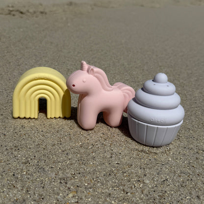 Ali+Oli Squirt Water Bath Toy Set | Unicorn Theme