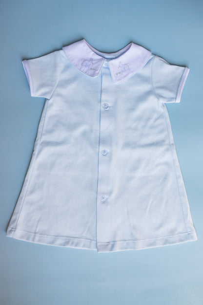 Knit Bunny Day Gown | Blue