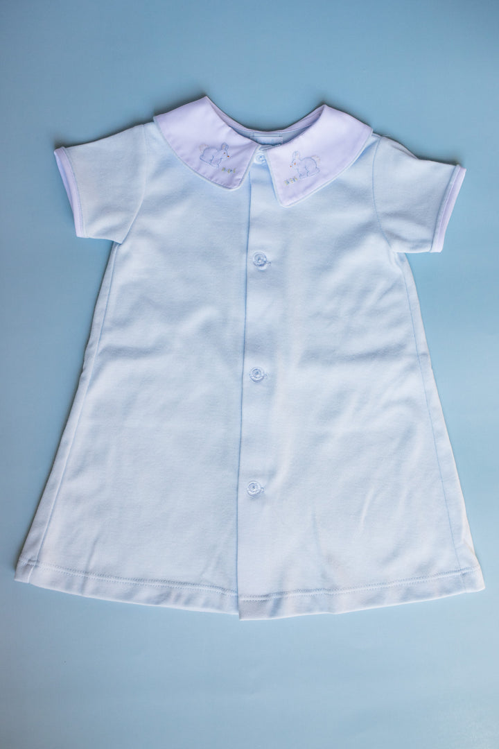 Knit Bunny Day Gown | Blue