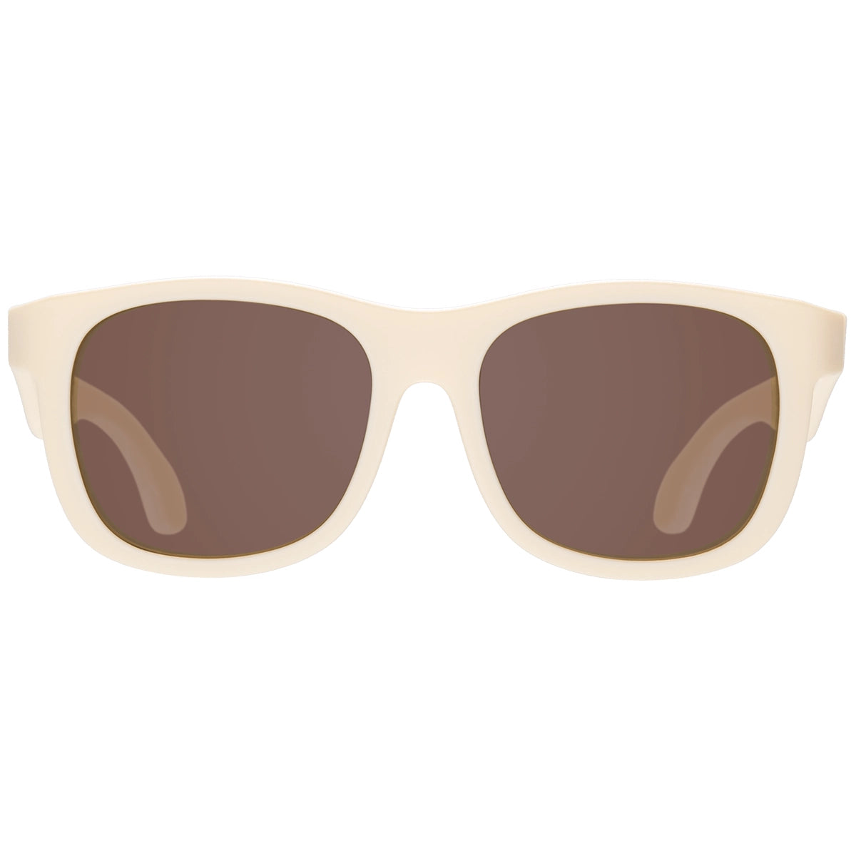 Navigator Sunglasses | Sweet Cream with Amber Lens