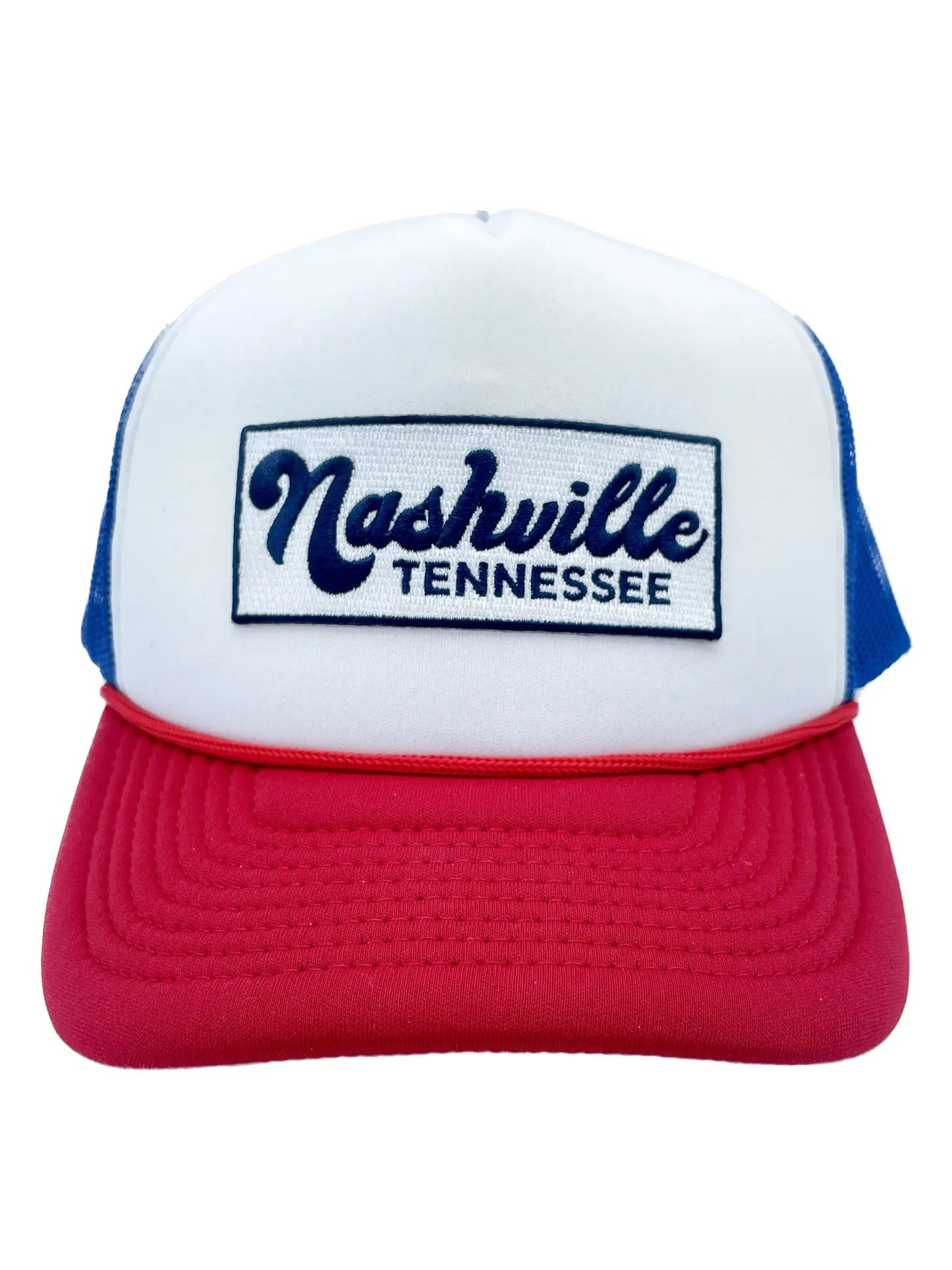 Retro Adult Nashville Hat | Red White & Blue