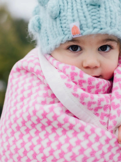 All my Heart Bubblegum Blanket | Mini