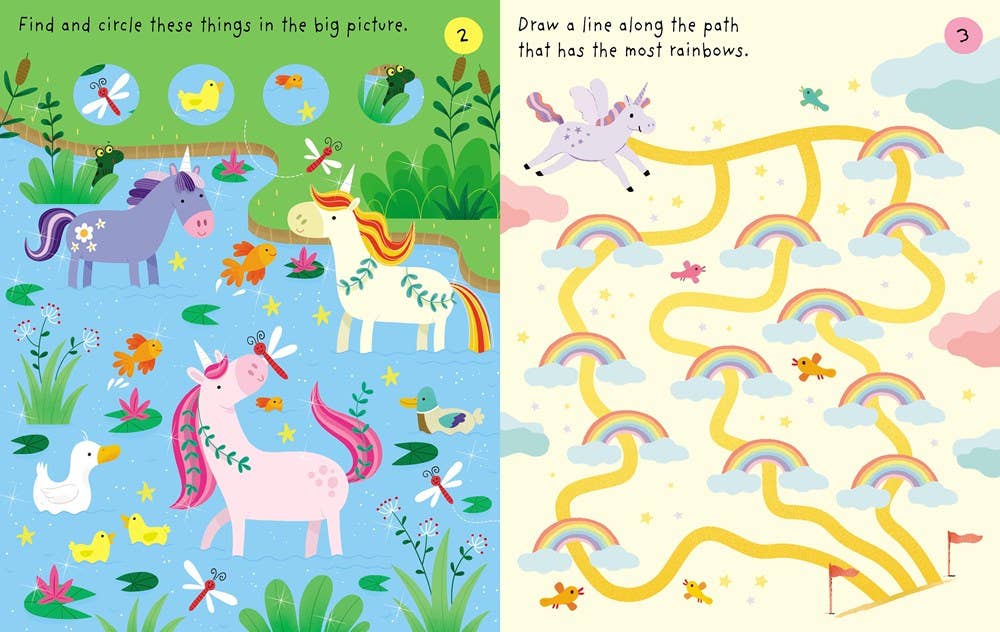 Little Children's Unicorns Pad | Usborne