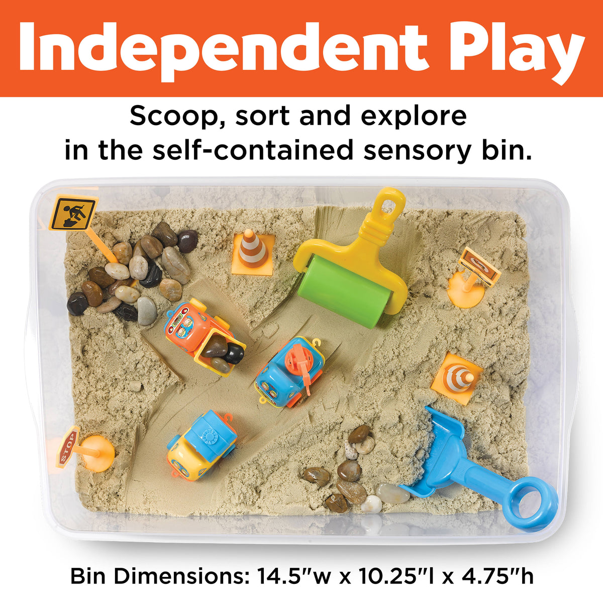 Sensory Bin | Construction Zone Activity