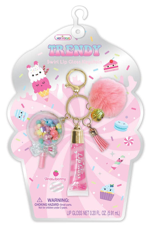 Lip Gloss with Keychain | Sweets