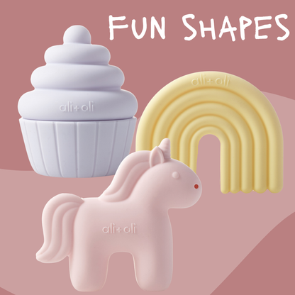 Ali+Oli Squirt Water Bath Toy Set | Unicorn Theme