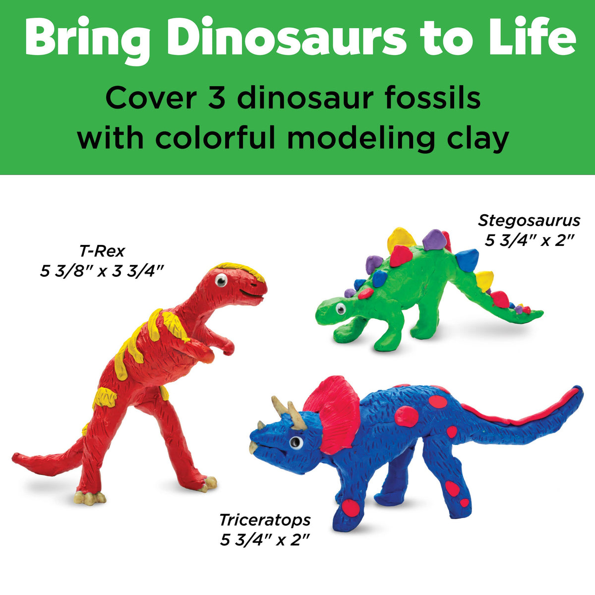 Create with Clay Dinosaurs | DIY Craft for Kids
