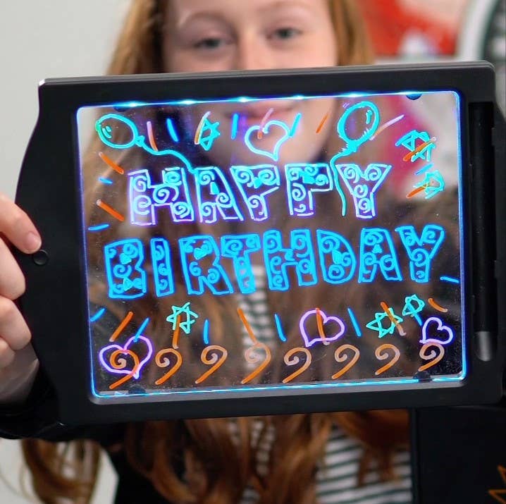 Glow Art Light-Up Drawing Board – Black