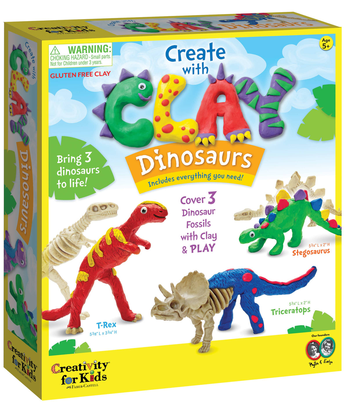 Create with Clay Dinosaurs | DIY Craft for Kids