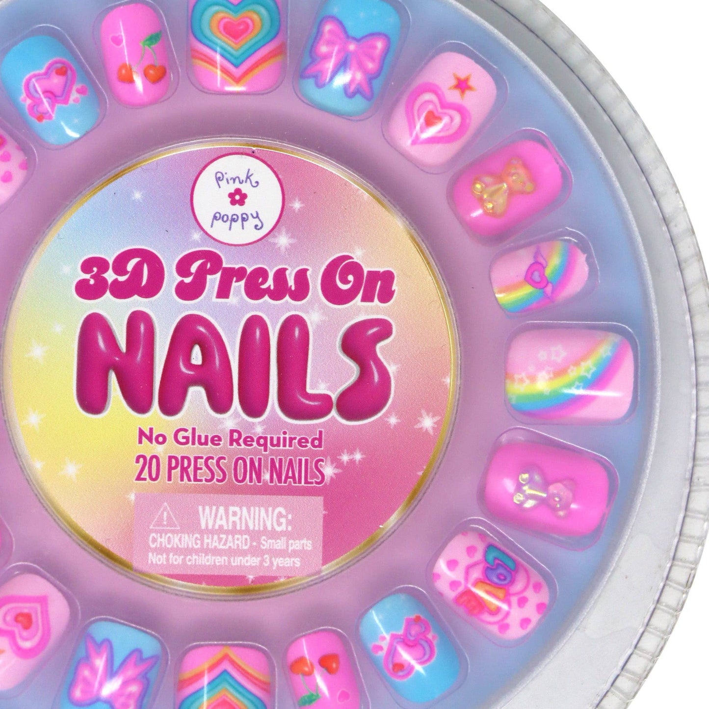 3D Gummy Bear Press On Nails | Pack of 6