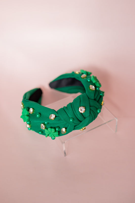 St. Patrick's Charm Headband, Green