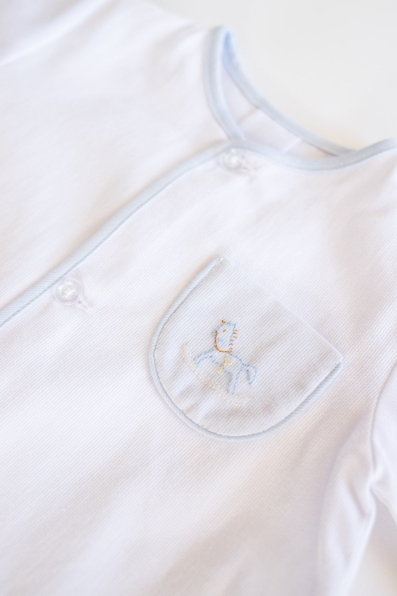 Pique Gown | Hand Sewn Rocking Horse