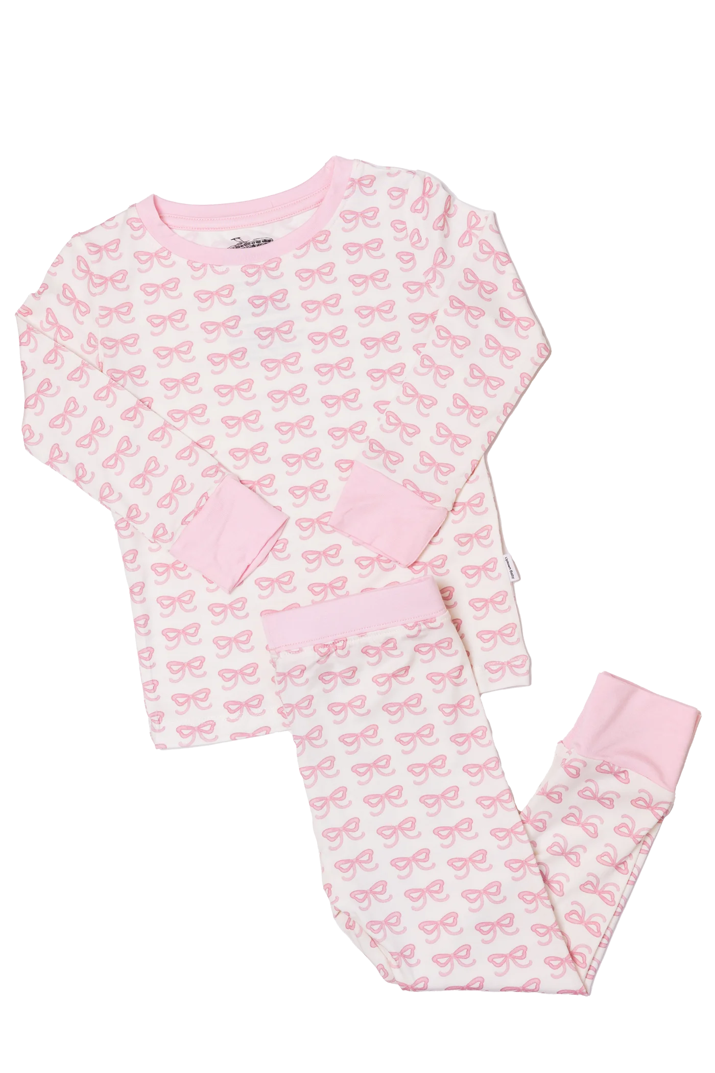 Long Sleeve Pajama Set | Bow