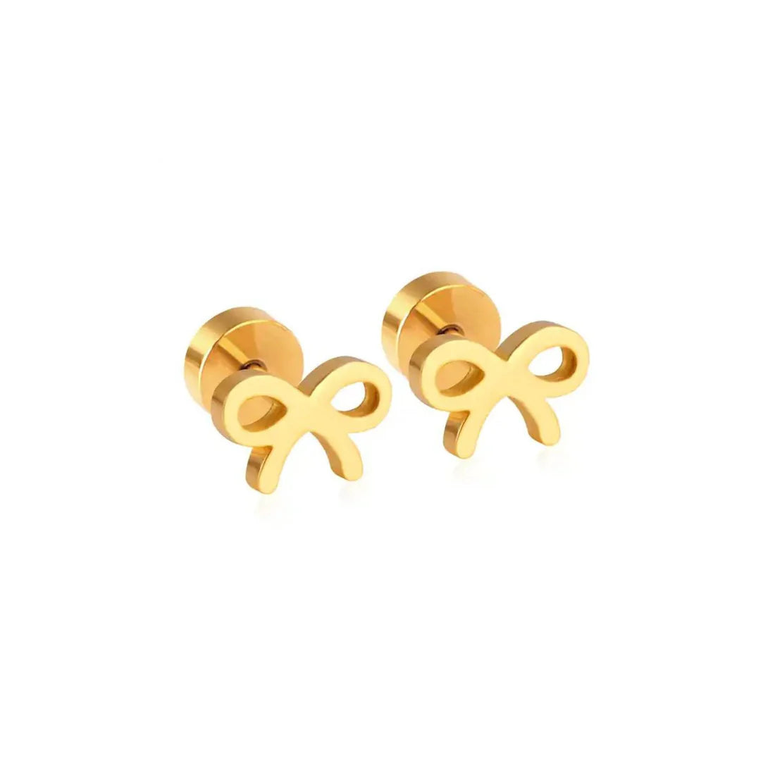 Screwback Stud | Evie Bow