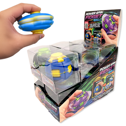 Power Spin Squeeze Fidget Ball | Assorted