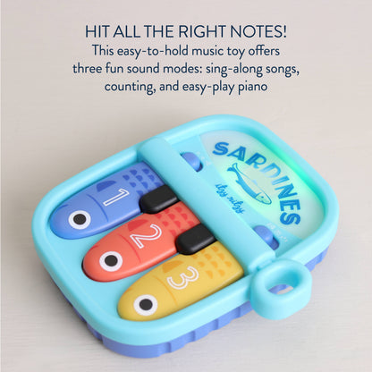 Bitzy Tunes Light-up Interactive Piano Toy | Sardines