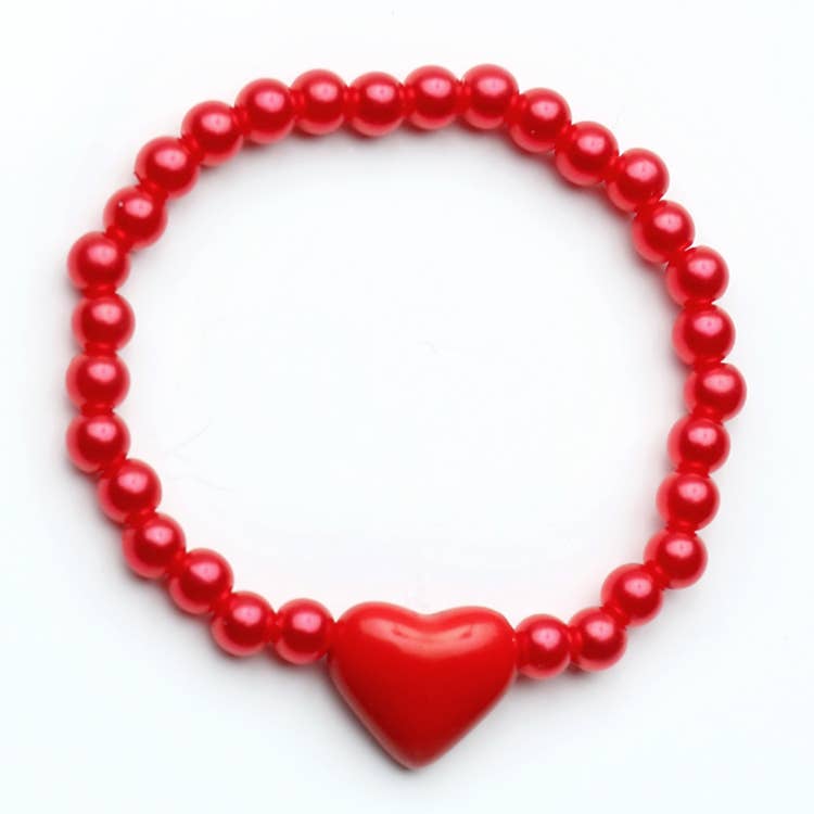 Heart Bracelet | Red