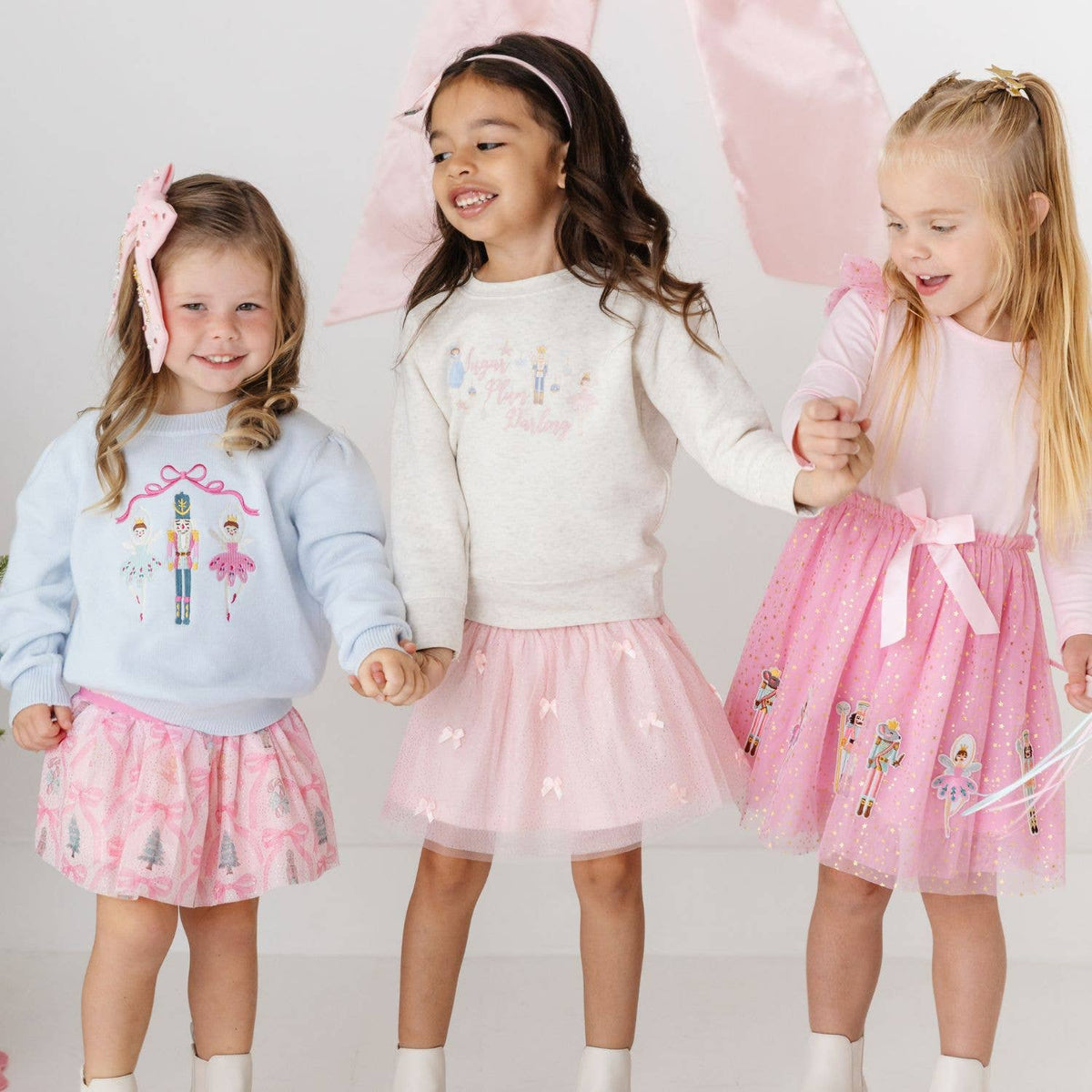 Nutcracker Trellis Christmas Tutu Skirt