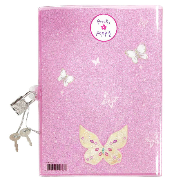 Butterfly Ballet 3D Lockable Diary