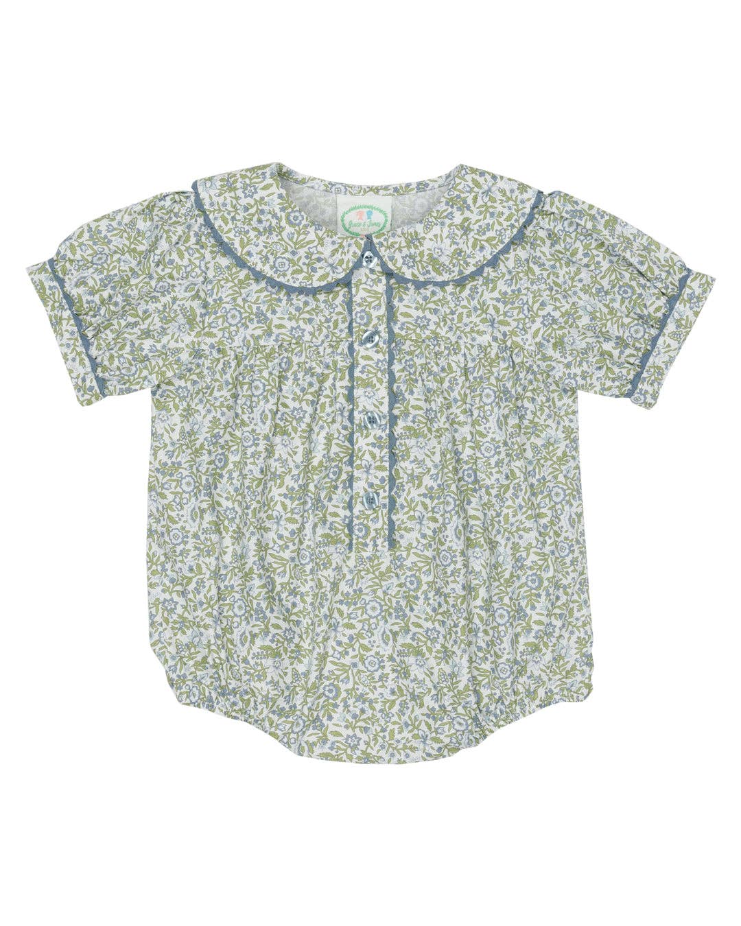 Mabel Floral Bubble: 12M