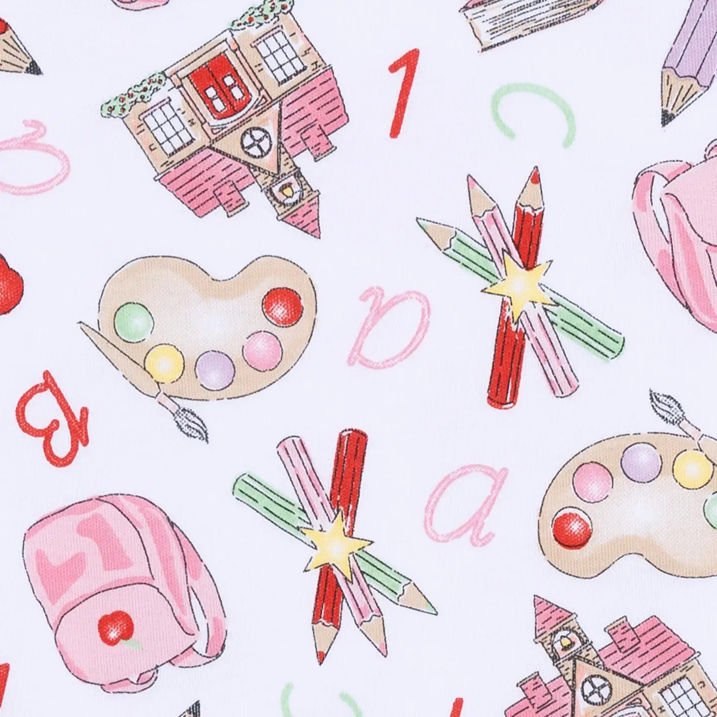 School Day Sweetness Long PJs | Pink