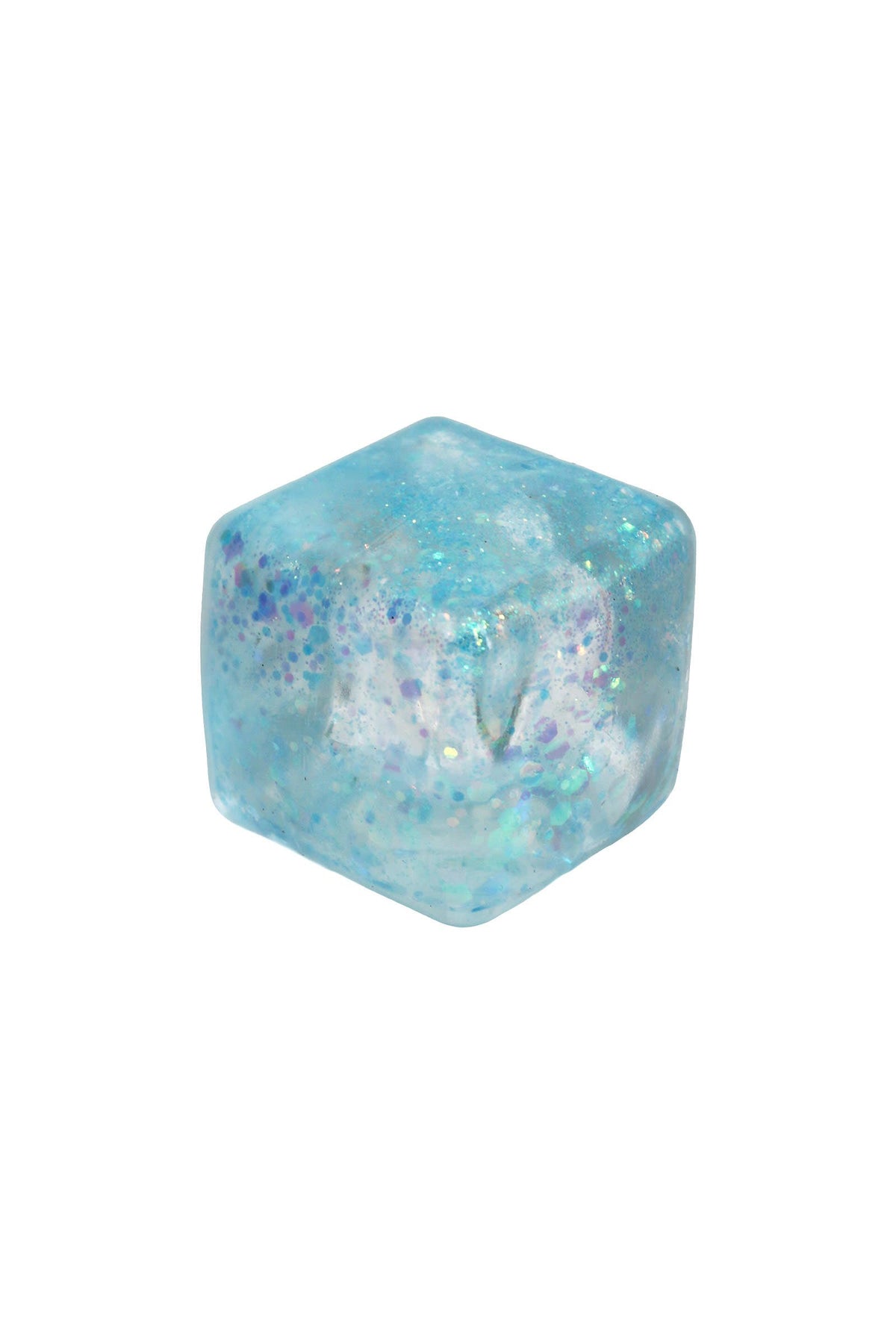 Mini Glittery Cube Maltose Putty Filled Squishy | Assorted
