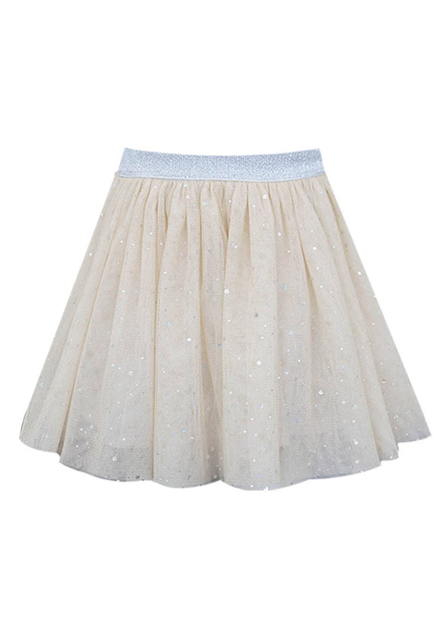 Girls Gold Shimmer Tutu Skirt | Light Gold