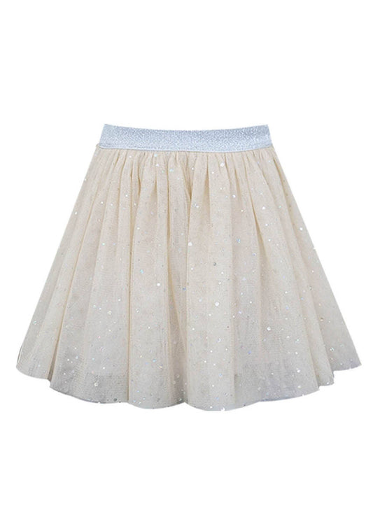 Girls Gold Shimmer Tutu Skirt | Light Gold