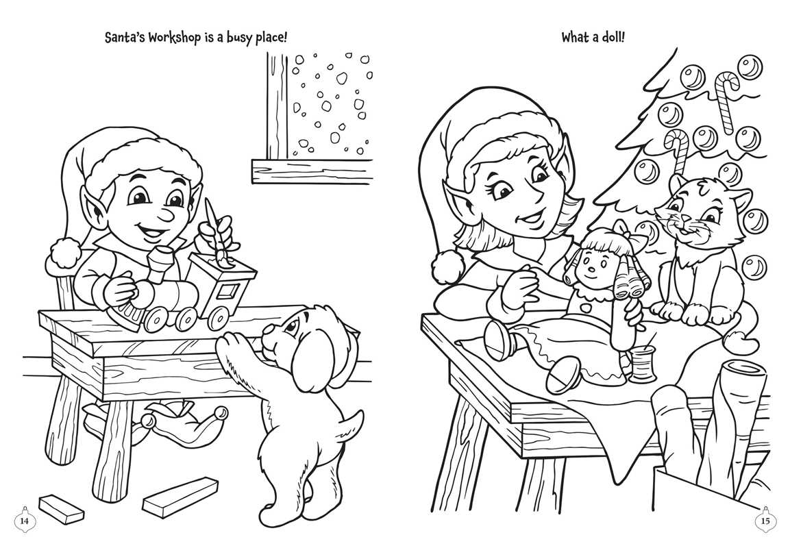 Merry & Bright! Christmas Coloring