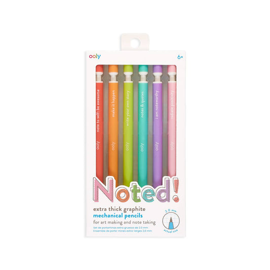 Noted! Graphite Mechanical Pencils | Set of 6