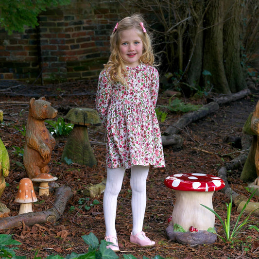 Woodland Floral Jersey Dress