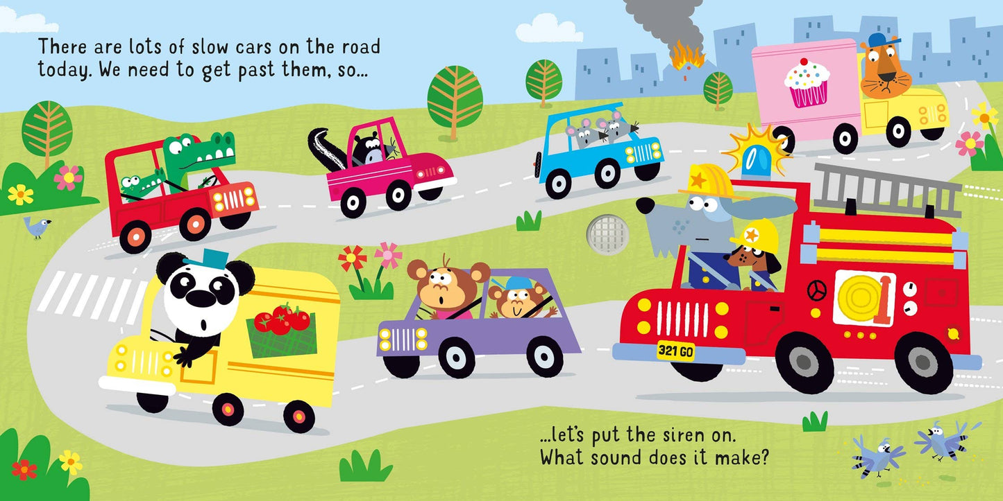 Let's go on a Fire Truck sound book : Usborne