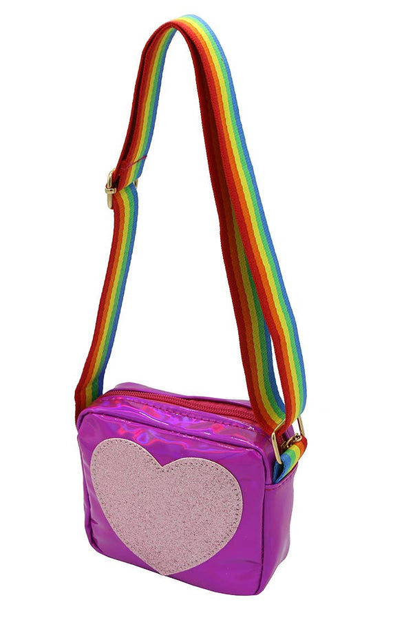 Heart Purse: Silver