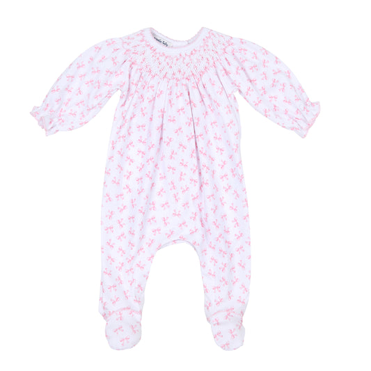 Baby Bows Bishop Printed Footie