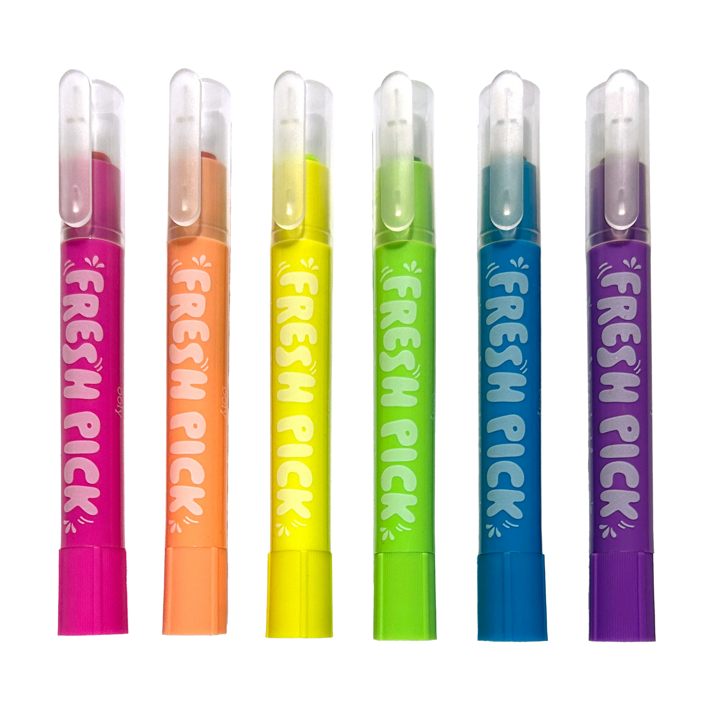 Fresh Pick Apple Scented Gel Crayons - Set of 6