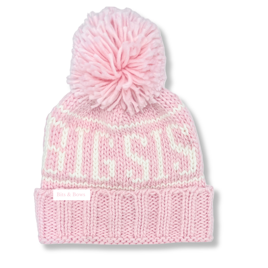 Big Sister Bobble Hat: Toddler (12-36 months)