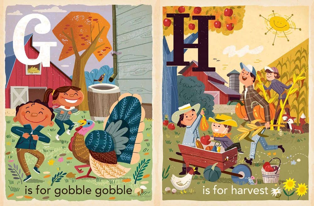 T is for Thankful: Alphabet board book