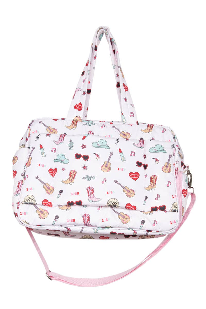 Pop Icon Weekender Duffel | Light Pink