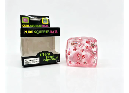 Sugarplum Sparkle Holiday Cube Squishy