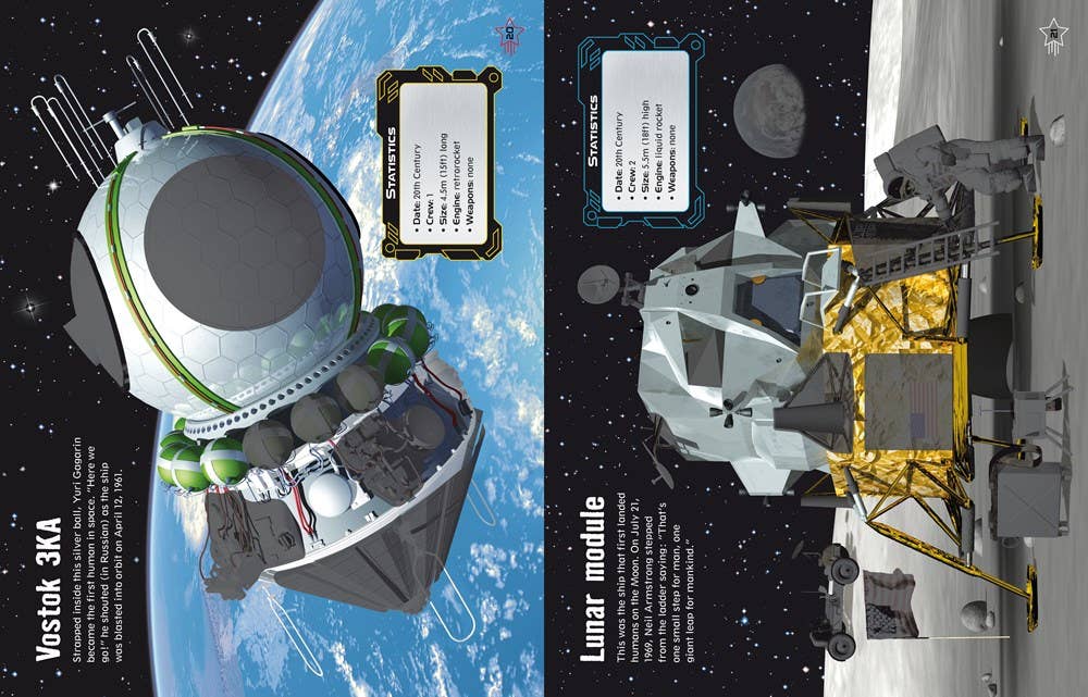 Build Your Own Spaceships Sticker Book | Usborne
