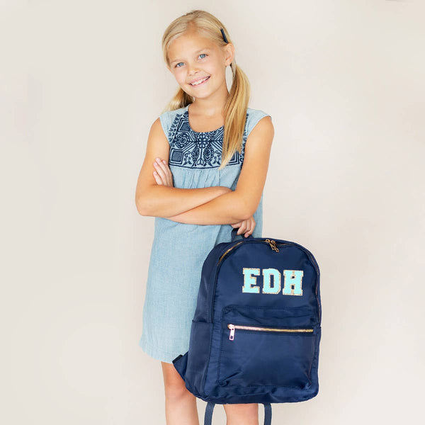 Charlie Backpack | Navy (Includes 3 Patches!)