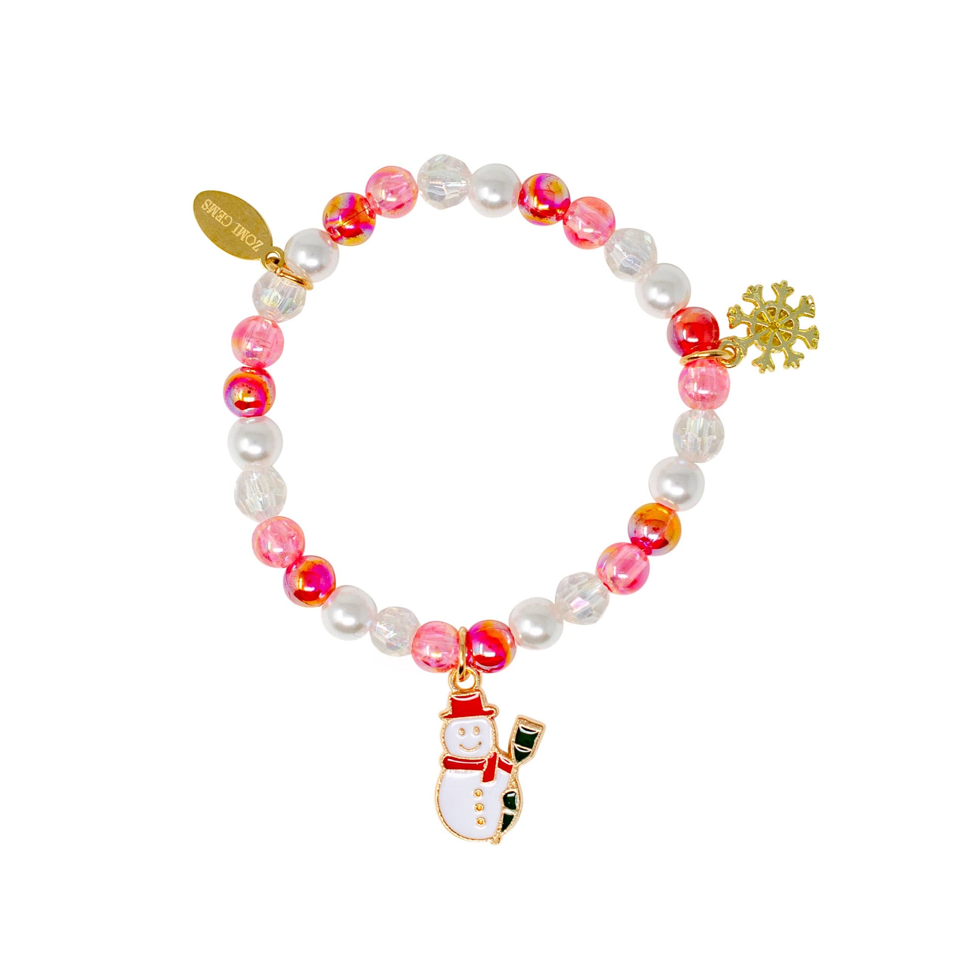 Christmas Holiday Stretchy Bracelets, assorted